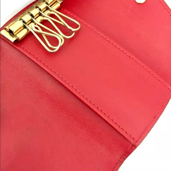 Louis Vuitton Monogram Vernis Leather Multicles 4 Ring Key Case